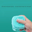 Dog Bath Massage Gloves Silicone Brush with Shampoo Box