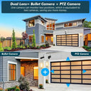 Smart Outdoor IP Camera for Home Security Tracking