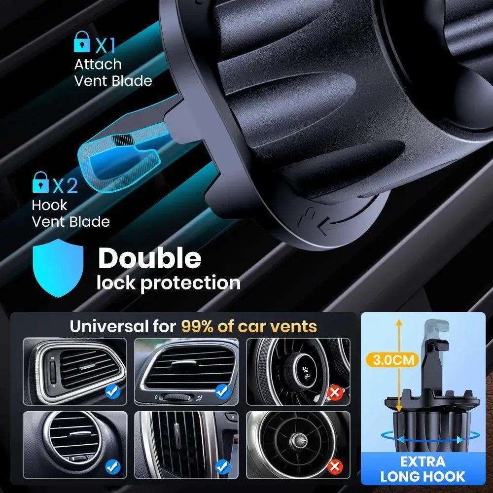 Universal Magnetic Car Phone Holder for iPhone and Samsung