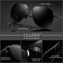 Stylish Photochromic Titanium Polarized Sunglasses for Men