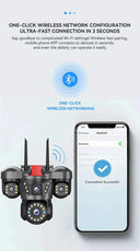 Auto Tracking Outdoor IP Cam for Smart Homes 4K HD
