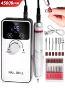45000rpm Electric Nail Drill Machine: Portable Gel Remover