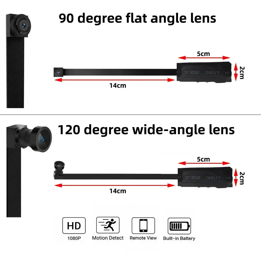 4K Mini Camera HD 1080P WiFi Camcorder Enhanced Version DIY Wireless Module Video Recorder Support Remote View P2P Cam