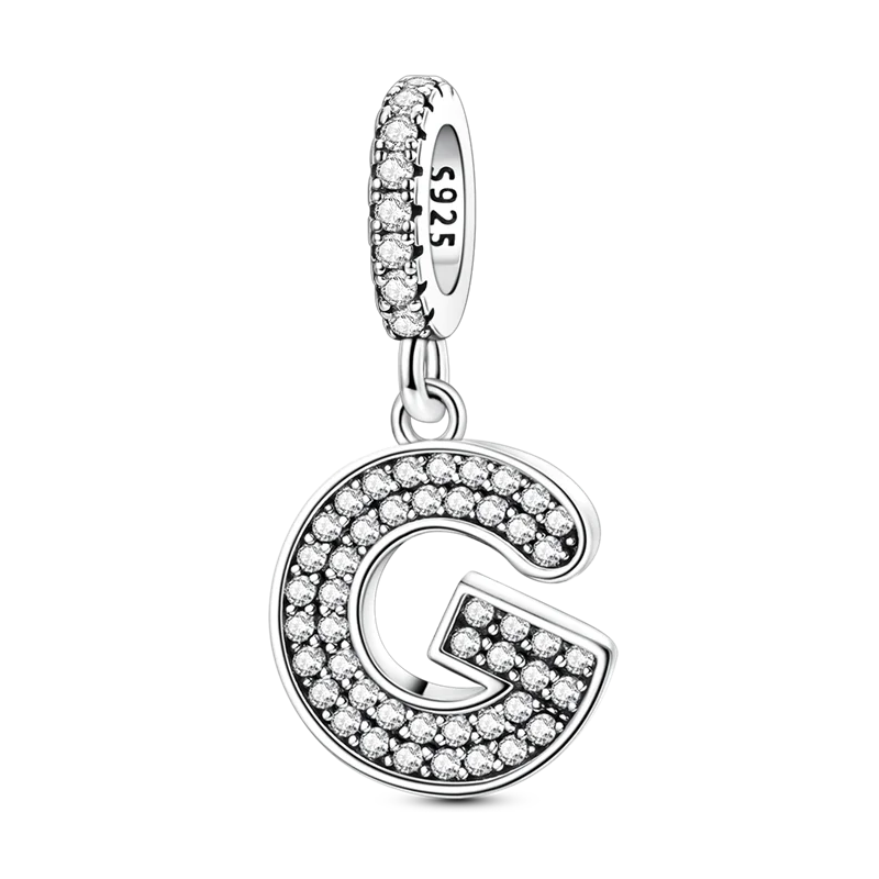 A-z Alphabet Charm Bead Sterling