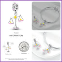Sterling Silver Leo Libra Twelve