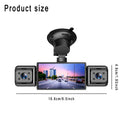 BCUOZ Dashcam with Super Night Vision - Front Rear Left