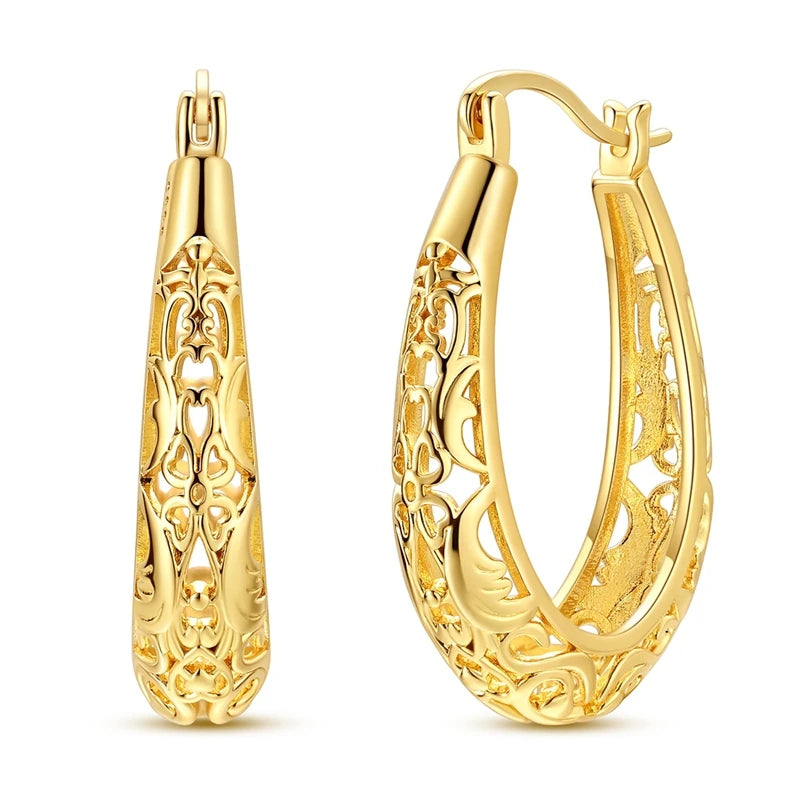Mula Sterling Silver Golden Earrings