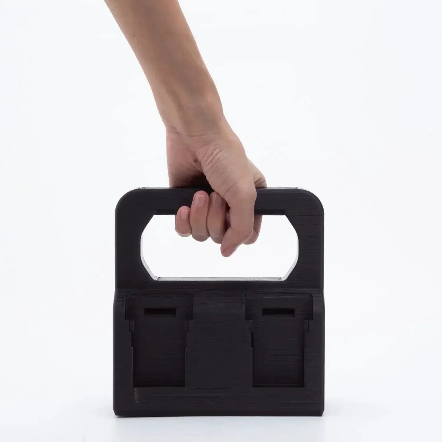 Battery Carrier Caddy With Storage Compartment 4 Holders