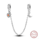 Real Sterling Silver Stars Moon