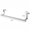 Stainless Steel Towel Bar: Versatile Cabinet Door Organizer