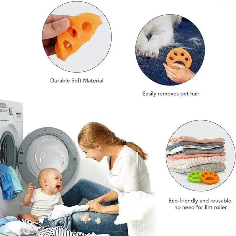 Pet Hair Remover Reusable Accessory Lint Free Clothes