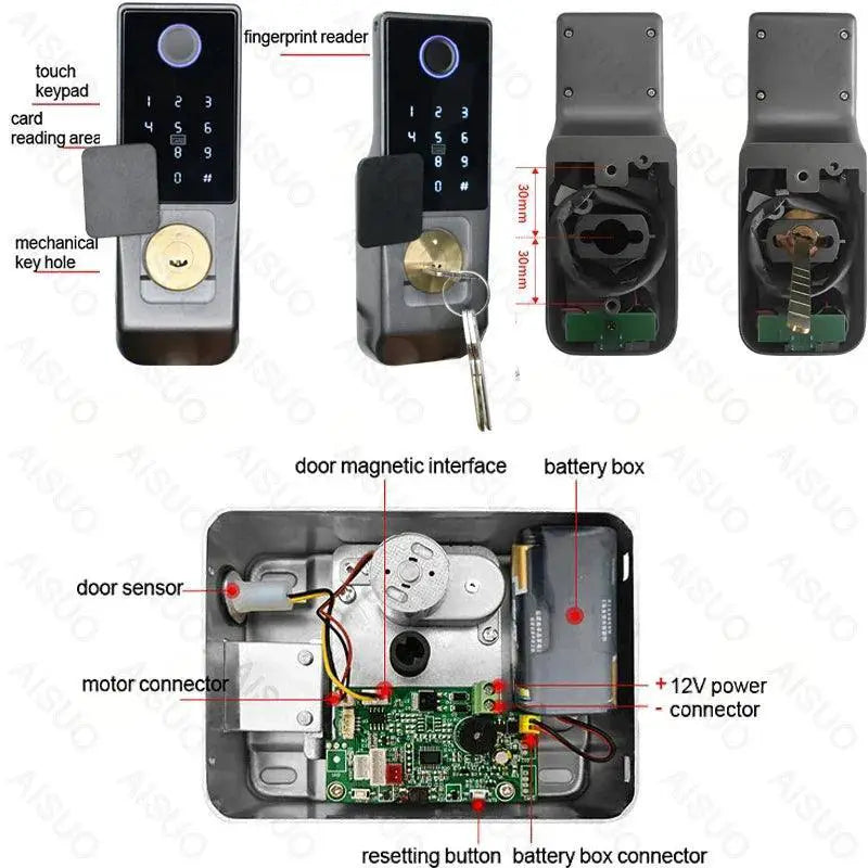Smart Biometric Outdoor Lock With WiFi Fingerprint Control