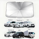 Foldable Car Sunshade - Quick Heat Shield Guard.