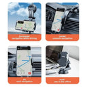 Universal Car Phone Holder Dashboard Mount 360° Rotatable Gravity Phone Holder With Extension Rod Bracket GPS Support For Phone