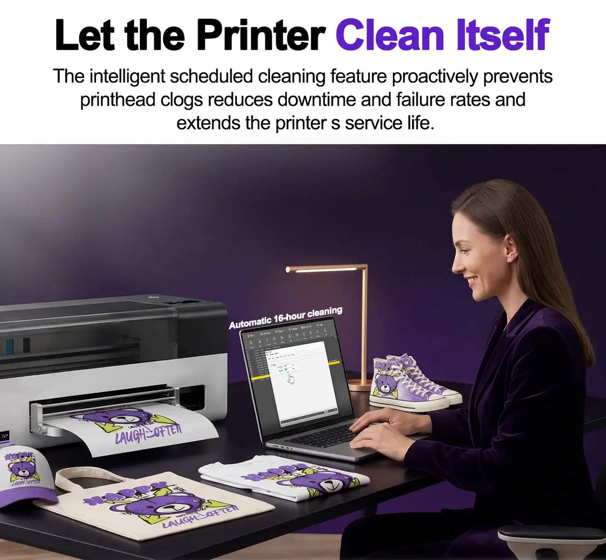 A3 DTF Printer for Epson XP600 I3200 Direct to Film Printing Machine 13Inch Impresora DTF for T-Shirts Hoodies Fabric Apparel