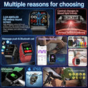 2026 New Hospital Level Health Smart Watch Body Fat ECG Blood oxygen BP Health AMOLED Screen HD Call Sport Smart Watches For Man