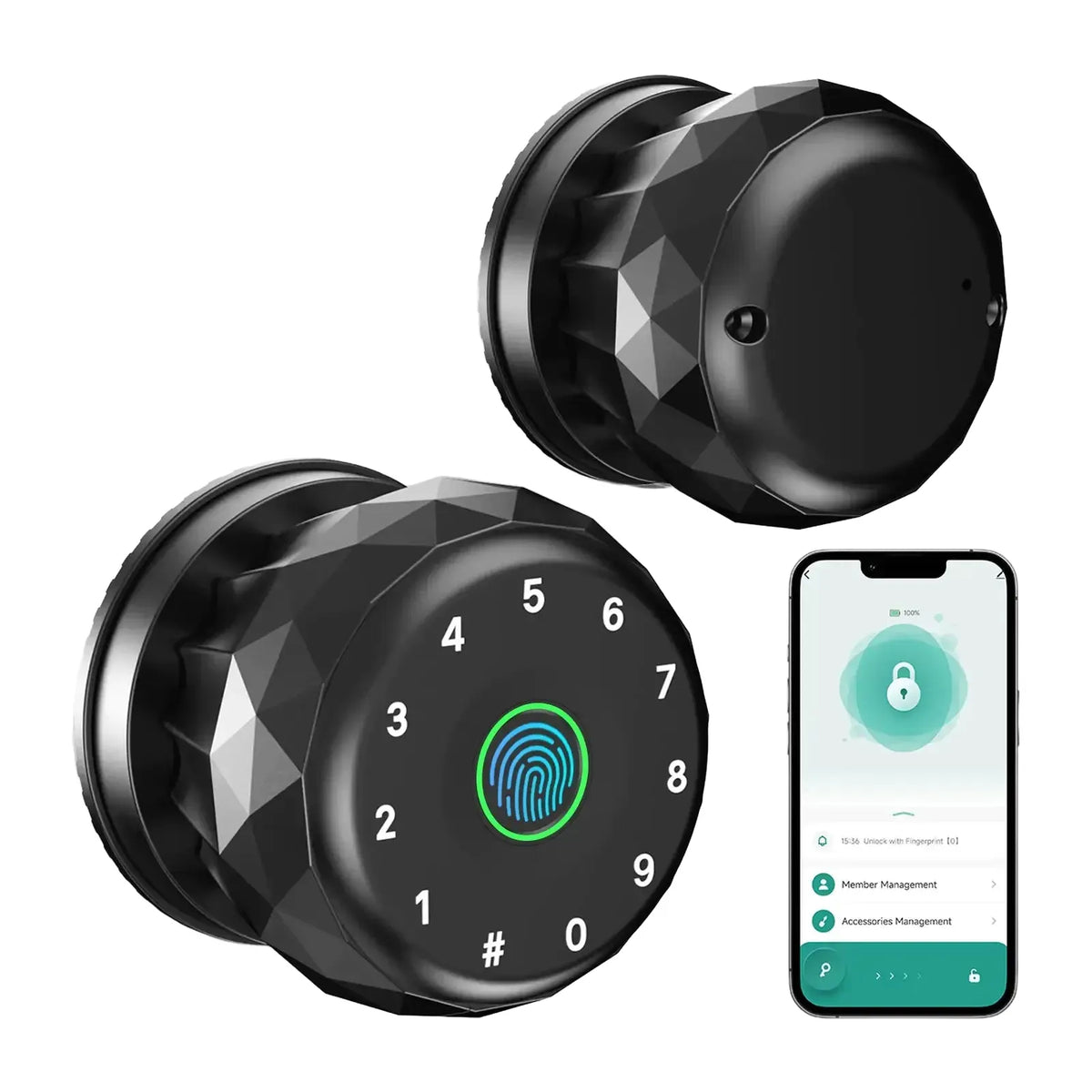 Wireless Smart Biometric Door Lock — product view 1