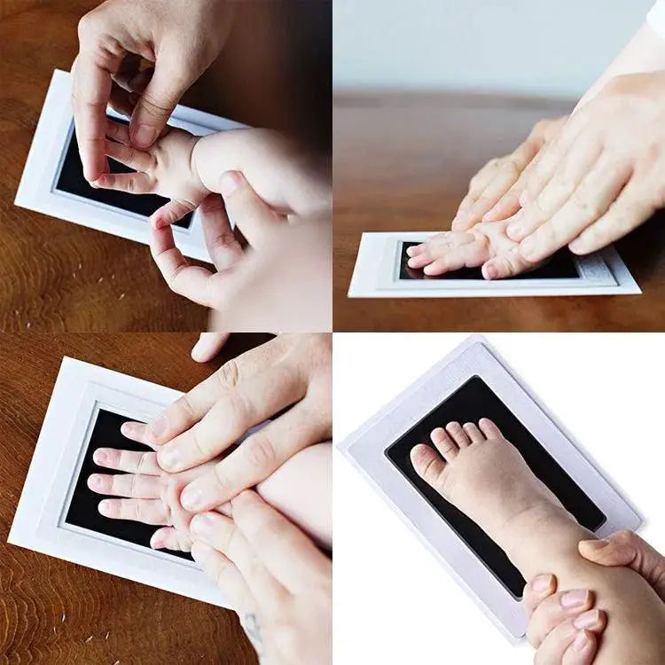 Baby Handprint Footprints Ink Pads Kit Capture Memories