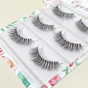 Crisscross 3D Faux Mink Eyelashes Set - 5 Pairs Glamorous