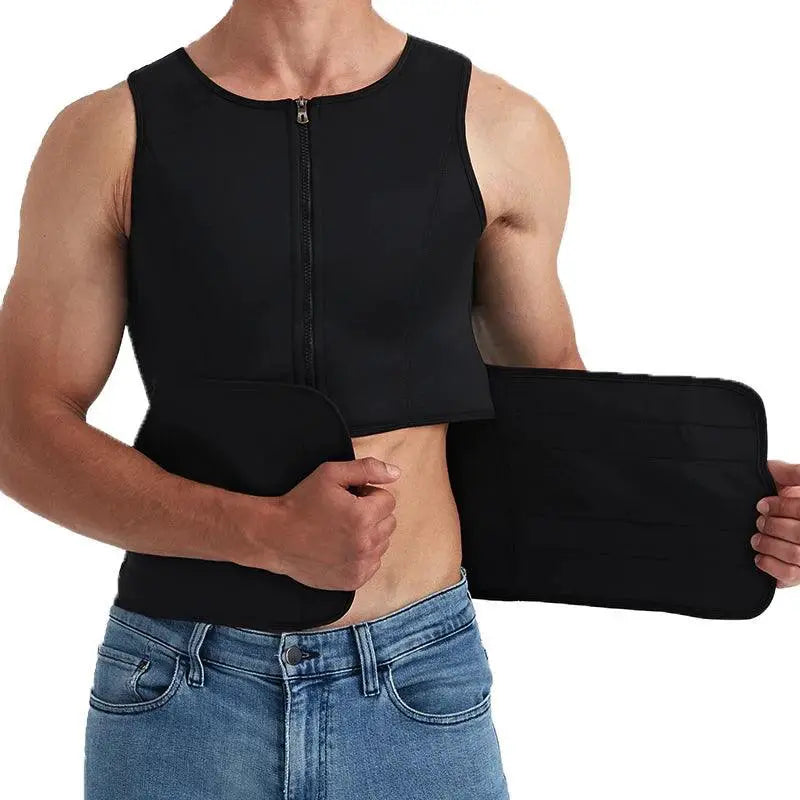 Mens Sauna Sweat Vest For Fat Loss And Goal Achievement
