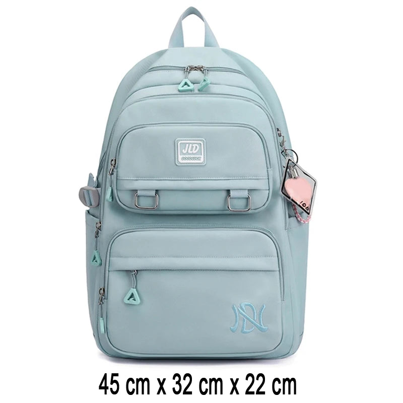 Adjustable Nylon School Carry Backpack