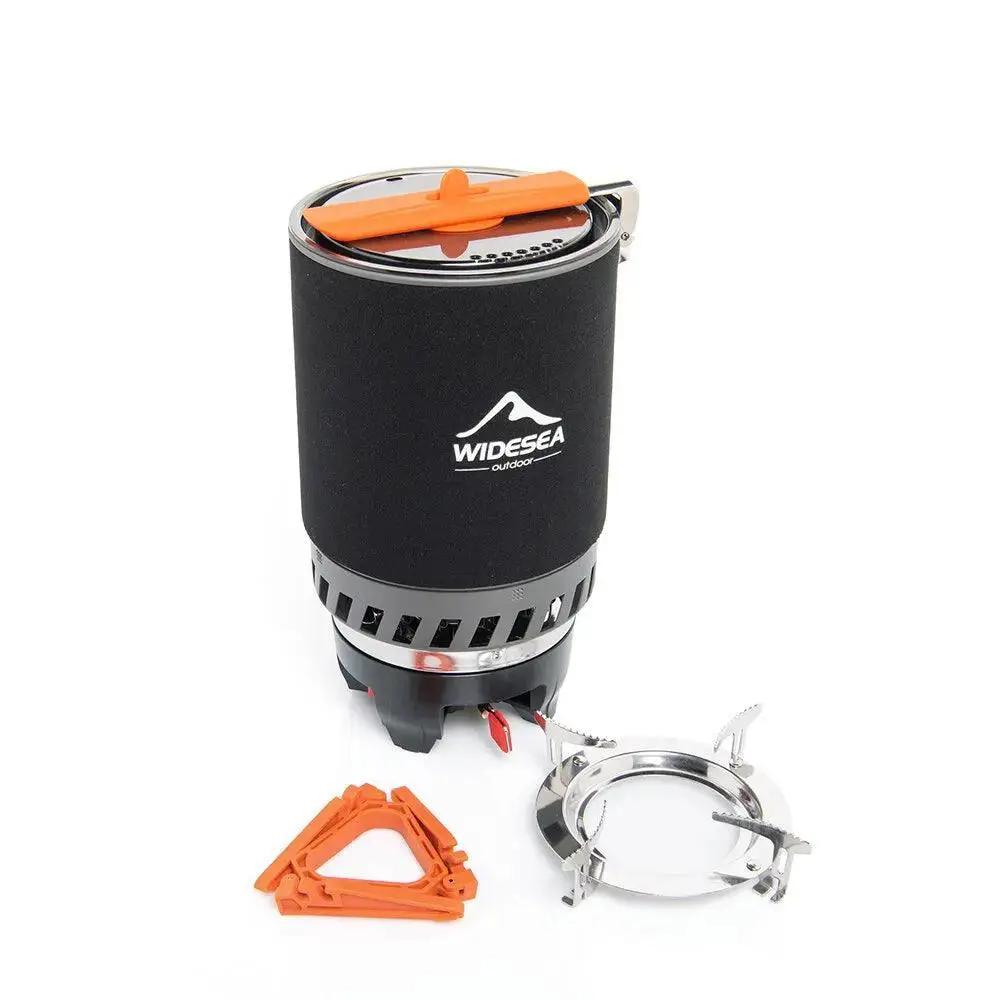Outdoor Gas Stove Cooking Set With 1800ml Pot For Camping
