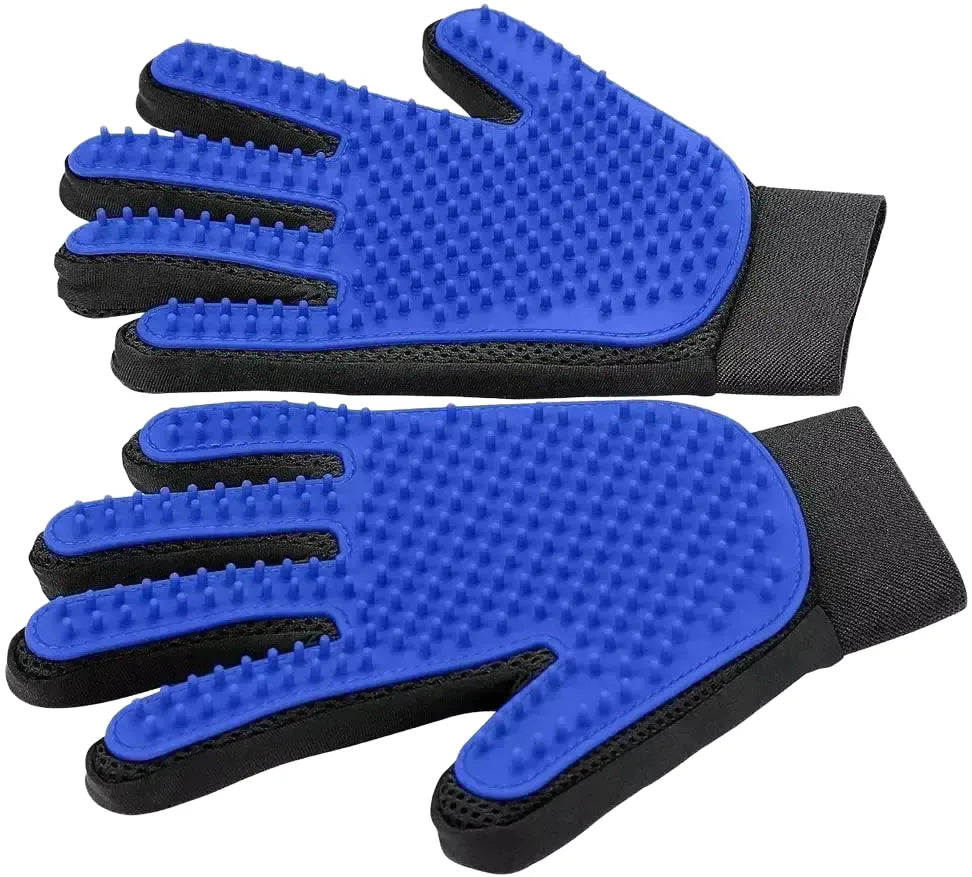 Fur Removal Grooming Glove for Pets — green