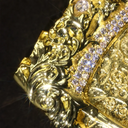 Luxury Gold Plated Saint Pendant