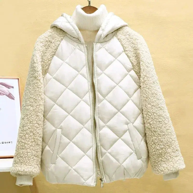 Thin Light Down Cotton Jacket For Women Short Coat Winter