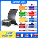 ALLPOWERS R600 LiFePO4 Battery Solar Generator 299Wh 600W Portable Power Station & Solar Panel 100W for Home Backup RV Camping