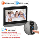 3MP WiFi Cat Eye Doorbell With 5000mAh Battery And Alexa Live View