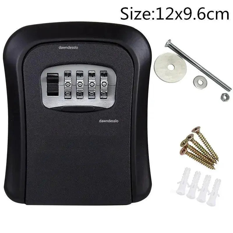 Key Storage Box Secure Wall Organizer With Lock System