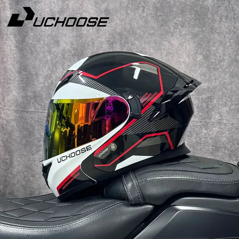 DOT Flip-Up Off-Road Motorcycle Helmet — product view 20