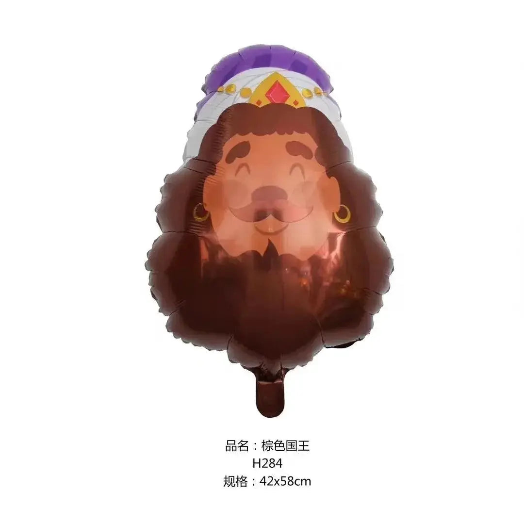 King Cartoon Foil Balloons Set For Birthday Party Decor