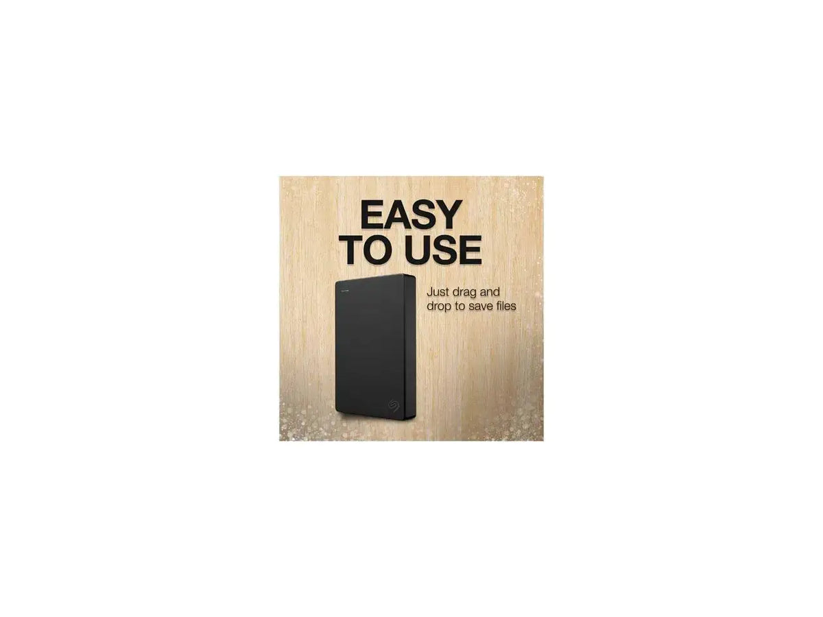 Seagate Portable External Hard Drive HDD Slim - USB for PC — product view 3