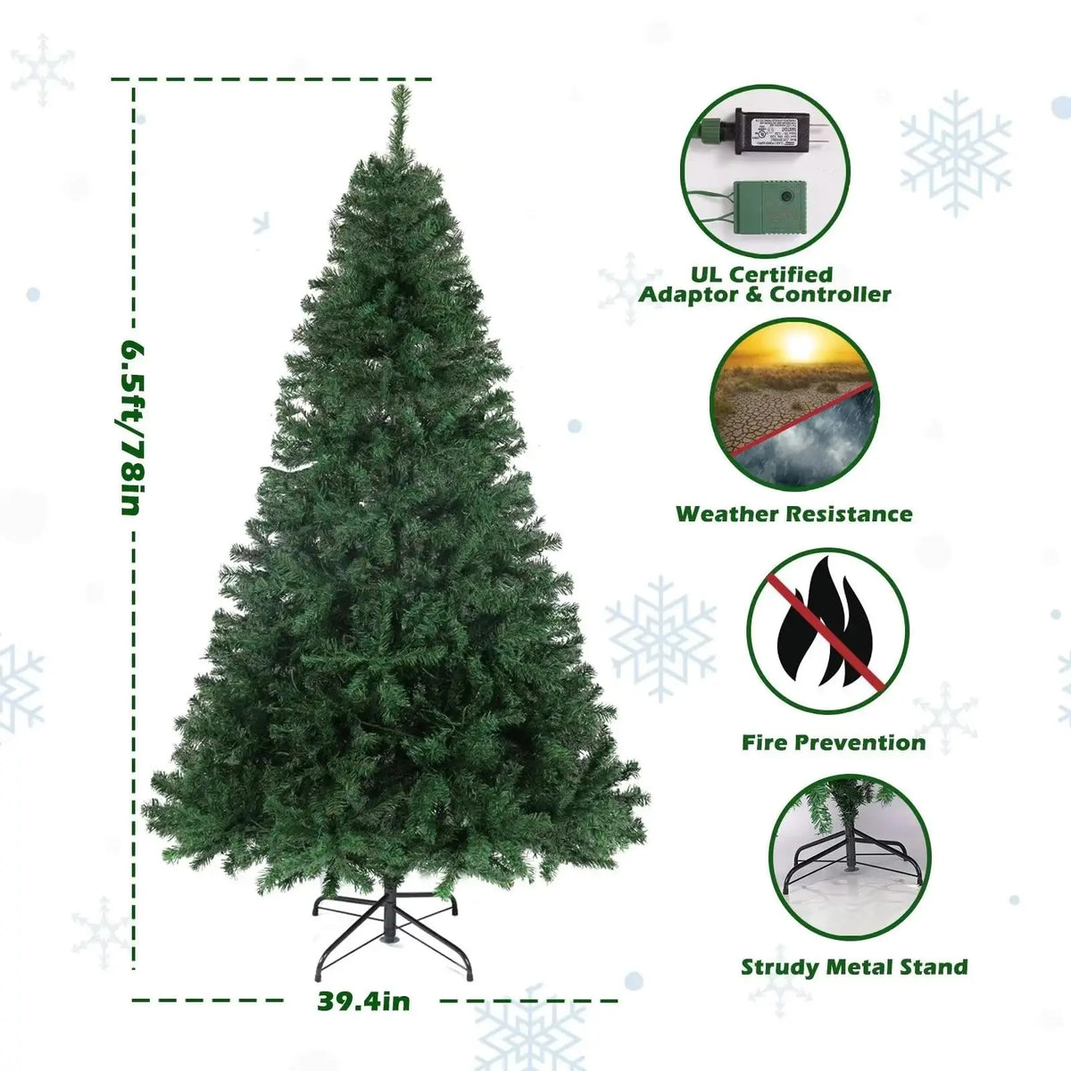 Slim Festive Decor