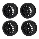 ZD Racing RC Tires Hex 12mm 1/12 Drift Rubber Set