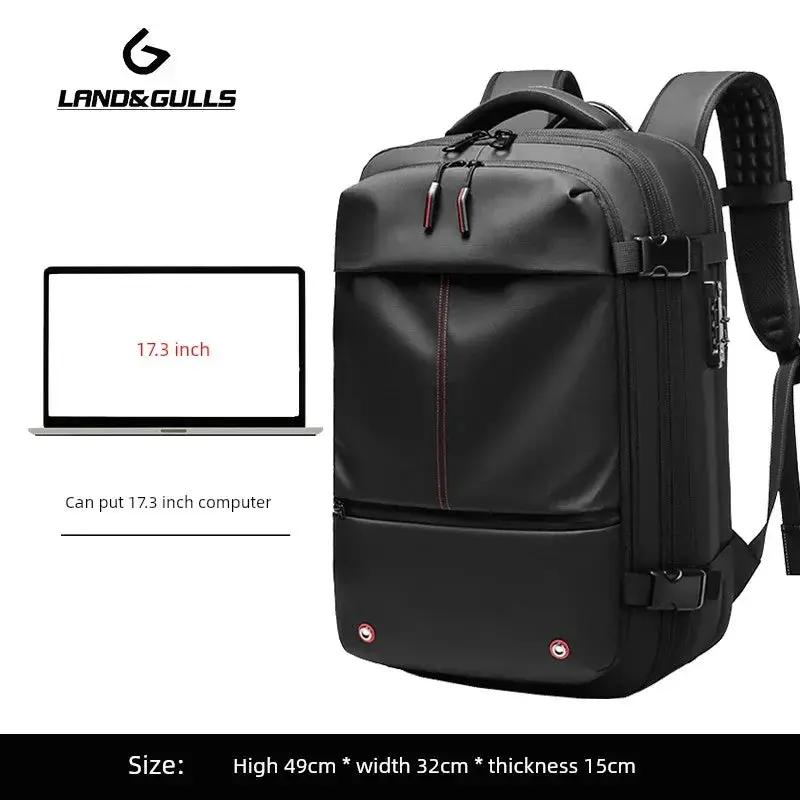 Lu Ou Casual Multifunctional Large Capacity Backpack For Men