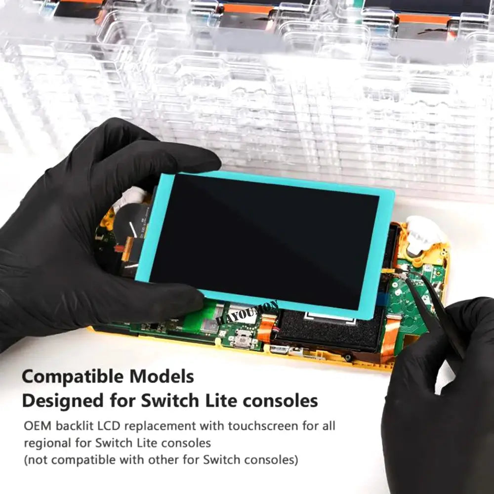 1PCS Replacement Full-Fitted Screen For NS Switch Lite LCD Display + Touch Screen Full Screen Assembly Digitizer For Switch Lite