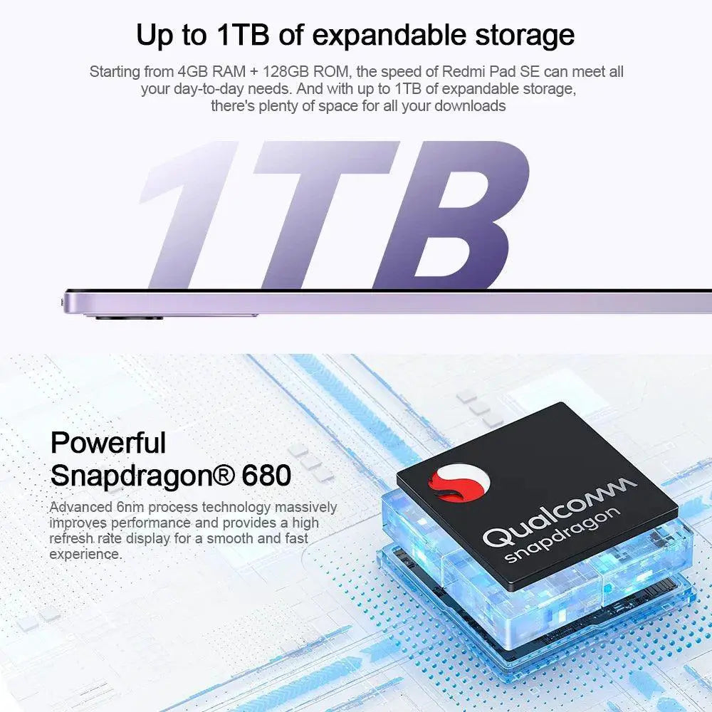 Xiaomi Redmi Pad SE 11 Tablet Snapdragon 680 FHD Display