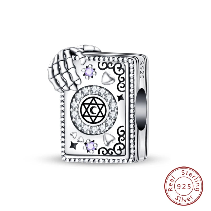 Sterling Silver Halloween Luminous Skull