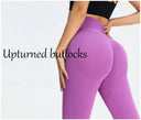 Nude Yoga Pants for Women High Waist Seamless Hip Lifting Fitness Design