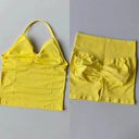 Yoga Set Breathable Sexy Halter Sports Bra