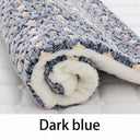 Cozy Pet Blanket Soft Warm Fleece Bear Pattern Pad Cover