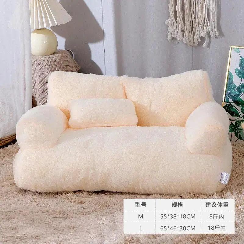 Cozy Plush Cat And Dog Sofa Bed Washable Warm Nest