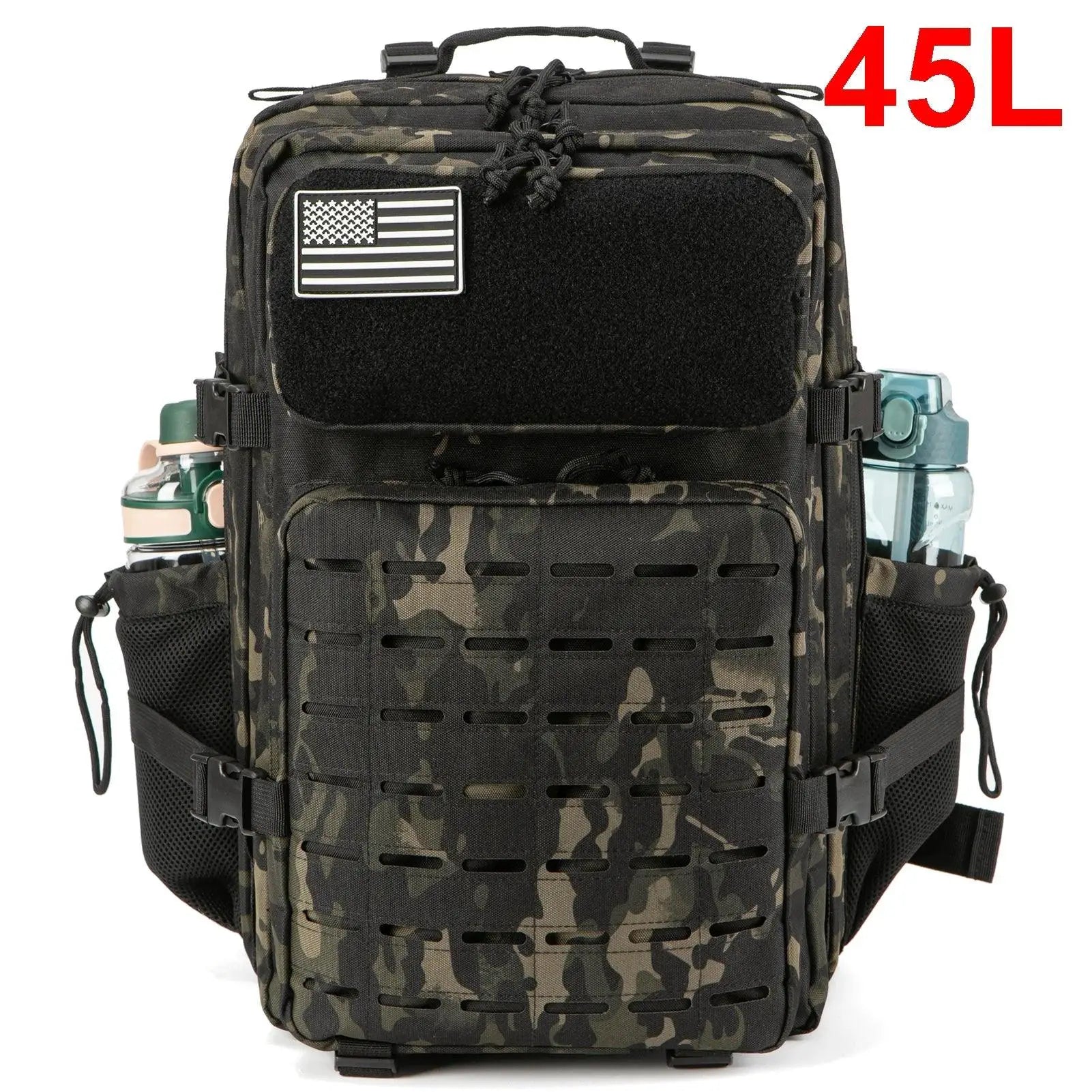 QTQY 25L 45L Tactical Backpack For Women Men EDC Rucksack