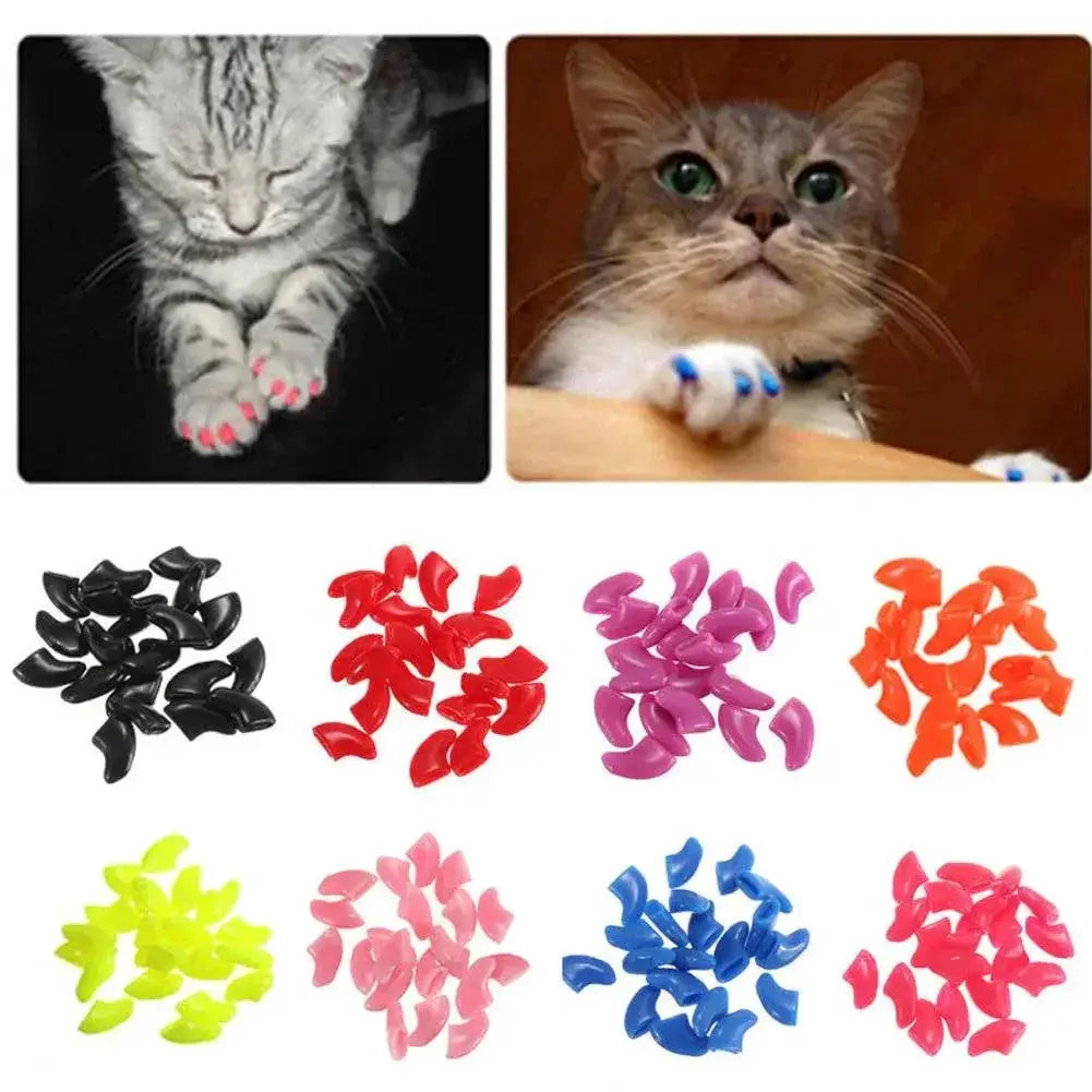 Cat Claw Cover Soft Silicone Paw Protector For Kittens