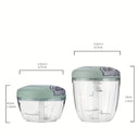 500/900ML Manual Meat Mincer Garlic Chopper Kitchen Tool