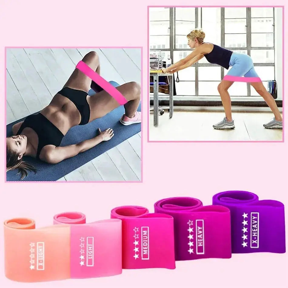 WOSWEIR Versatile Elastic Resistance Bands For Home Workouts