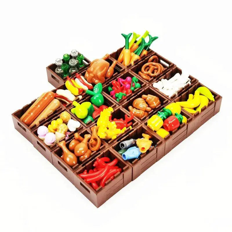 Food City Friend Building Blocks Set Culinary Creativity Fun